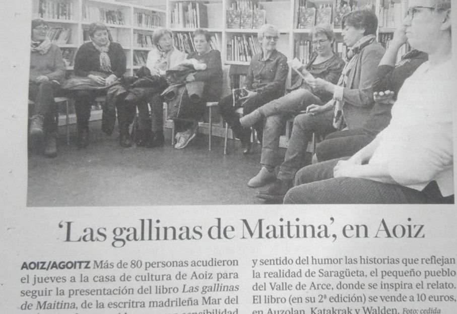 Las gallinas de Maitina en Aoiz Las gallinas de Maitina en Aoiz