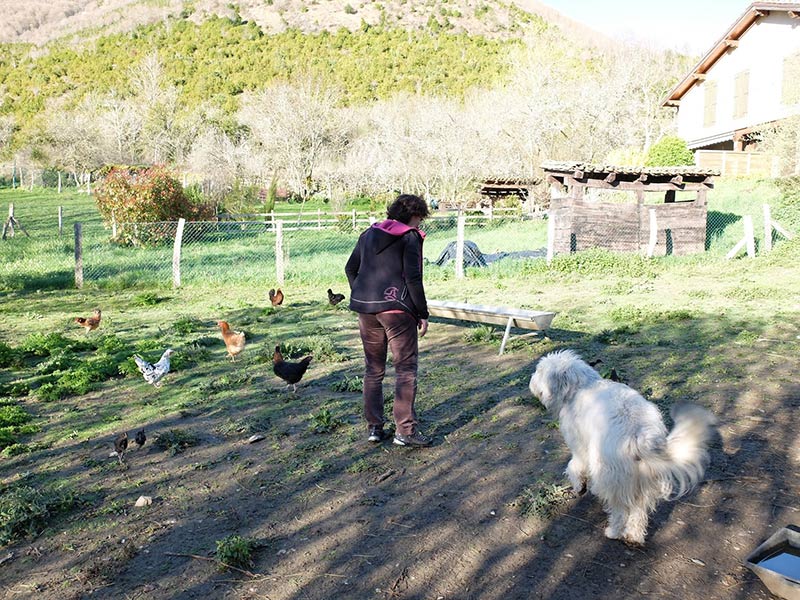 Maitina y Udi en nuestra pradera